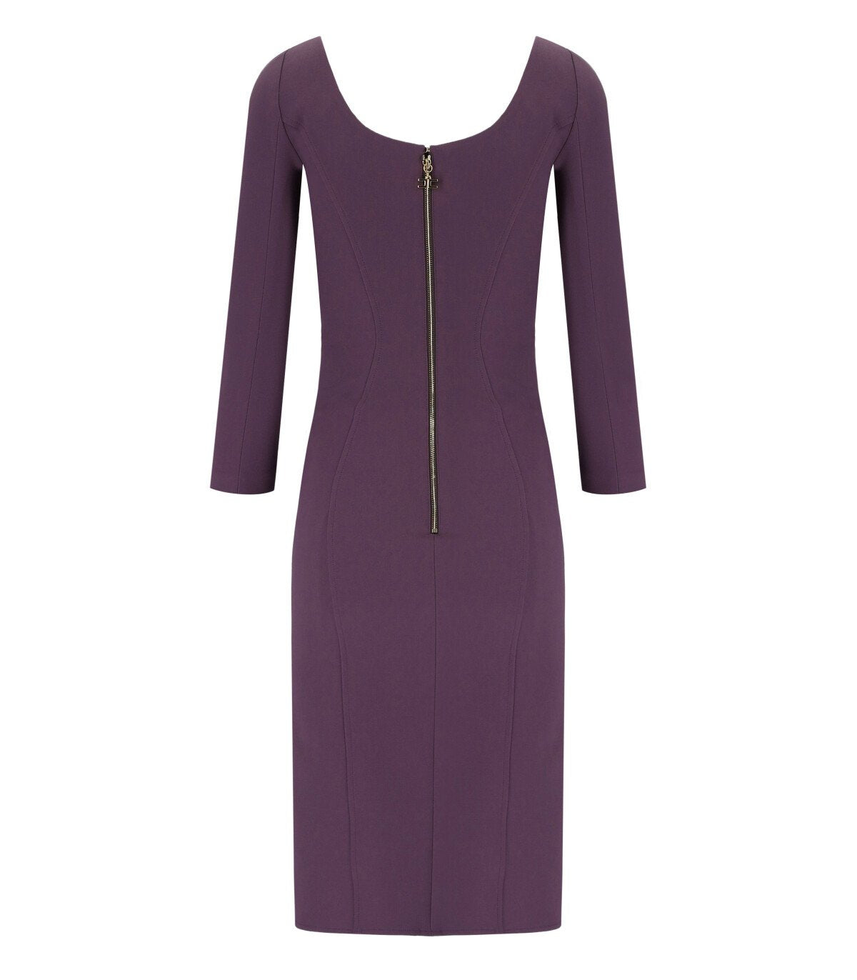 ELISABETTA FRANCHI VIOLETT MIDI ETUIKLEID