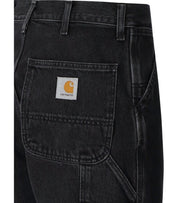 JEAN SINGLE KNEE NOIR STONE WASHED CARHARTT WIP