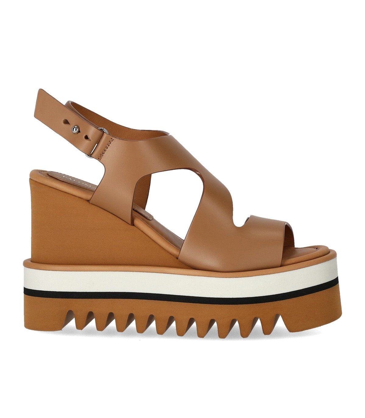 PALOMA BARCELÓ ZARINE CAMEL WEDGE SANDAL