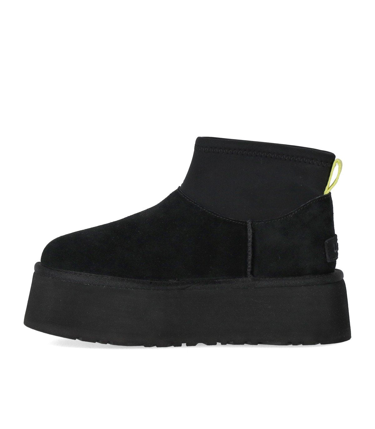 UGG CLASSIC MINI DIPPER BLACK BOOT