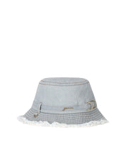 CAPPELLO FADED DENIM GANNI