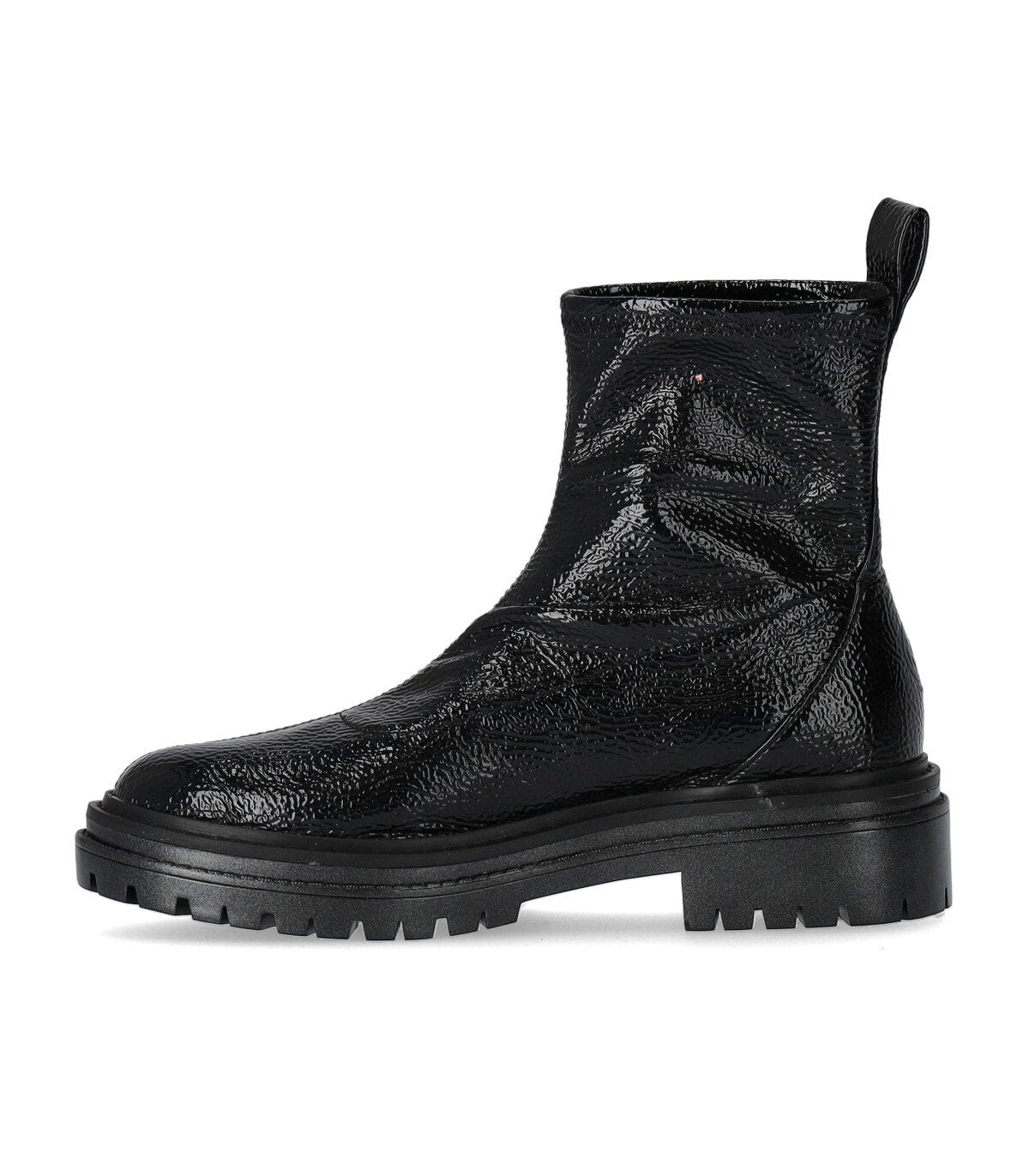 MICHAEL KORS COMET BLACK SOCK ANKLE BOOT