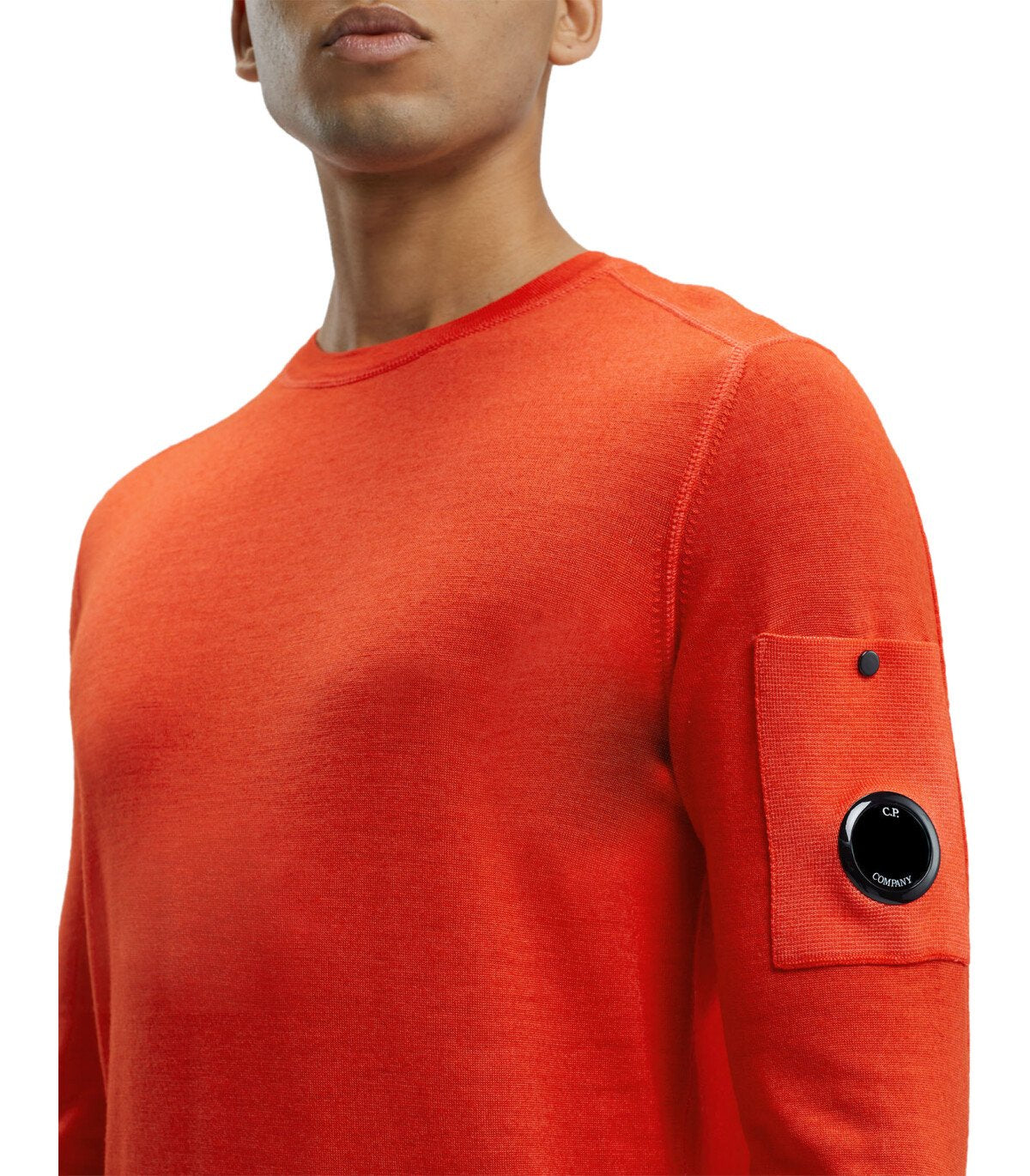 C.P. COMPANY ORANGE CREWNECK SWEATER