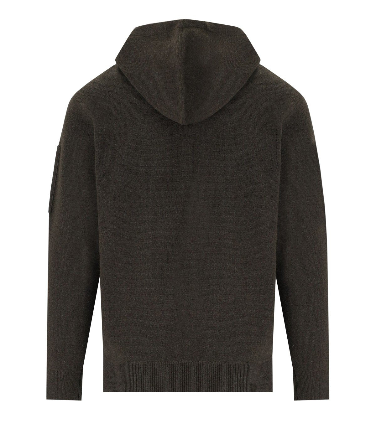 C.P. COMPANY OLIVE GREEN HOODED JUMPER