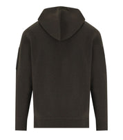 C.P. COMPANY OLIVE GREEN HOODED JUMPER