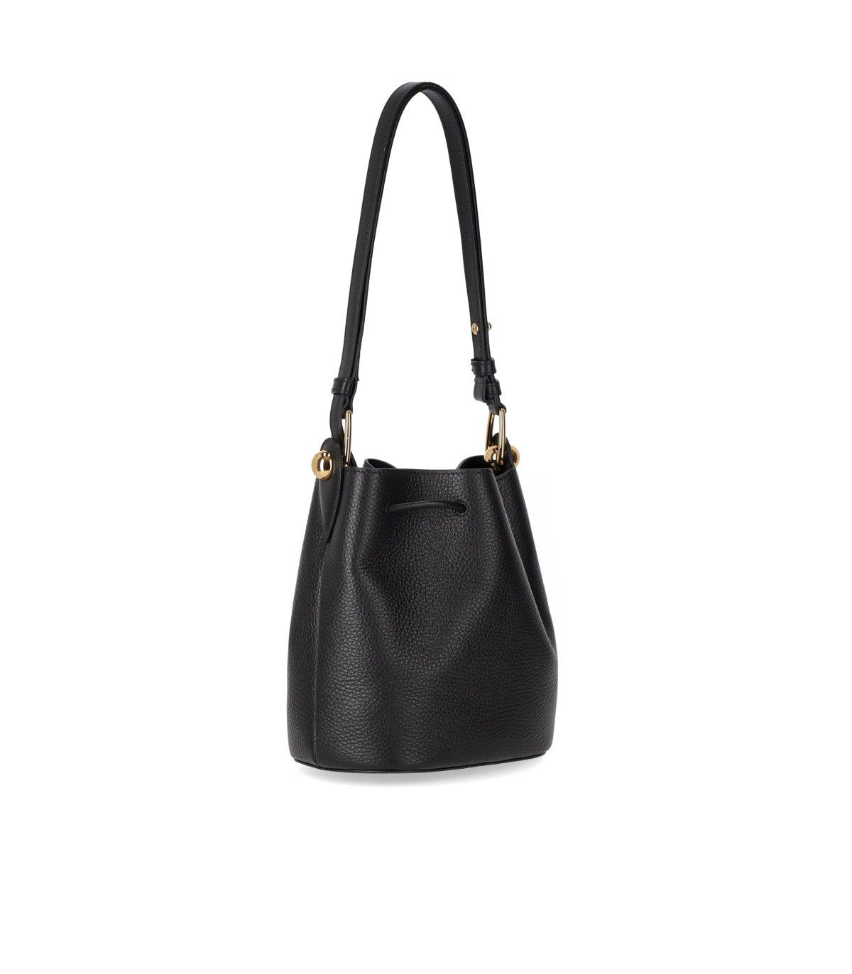 FURLA SFERA MINI BLACK BUCKET BAG