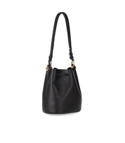FURLA SFERA MINI BLACK BUCKET BAG