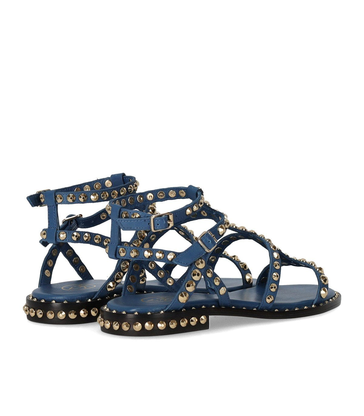 ASH PRECIOUS BLUE FLAT SANDAL