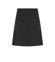 GANNI TWILL BLACK MINI SKIRT