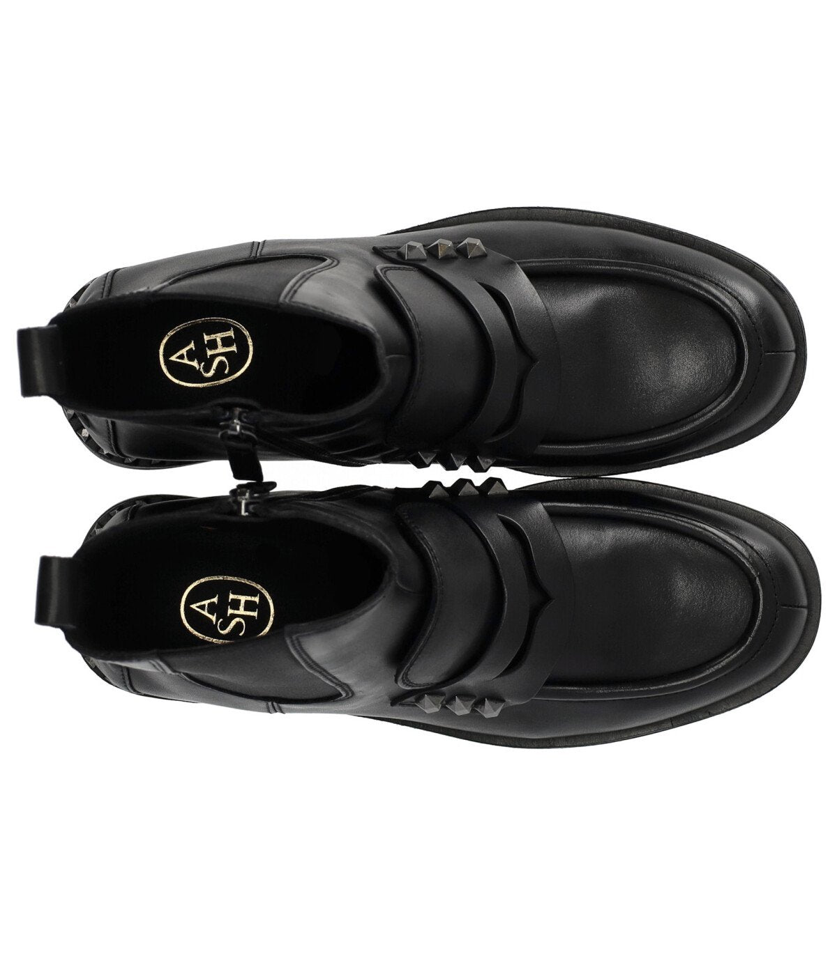 ASH WINGS STUDS BLACK CHELSEA BOOT
