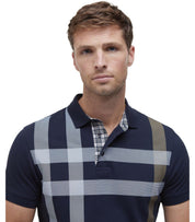 BARBOUR BLAINE NAVY BLUE POLO SHIRT