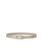 EMPORIO ARMANI MONOGRAM NATURAL REVERSIBLE BELT