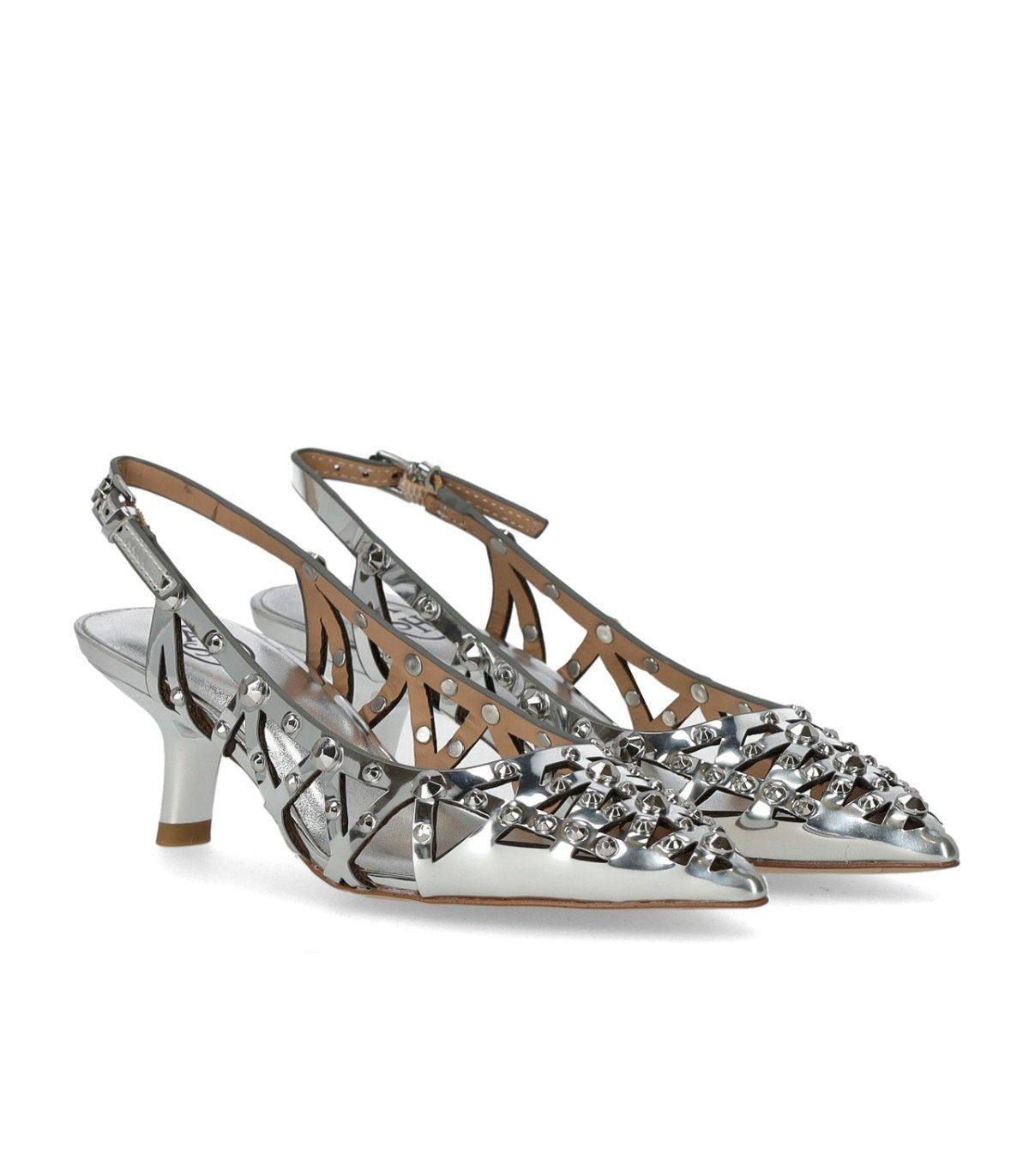 DÉCOLLETÉ SLINGBACK BIZARRE ARGENTO ASH