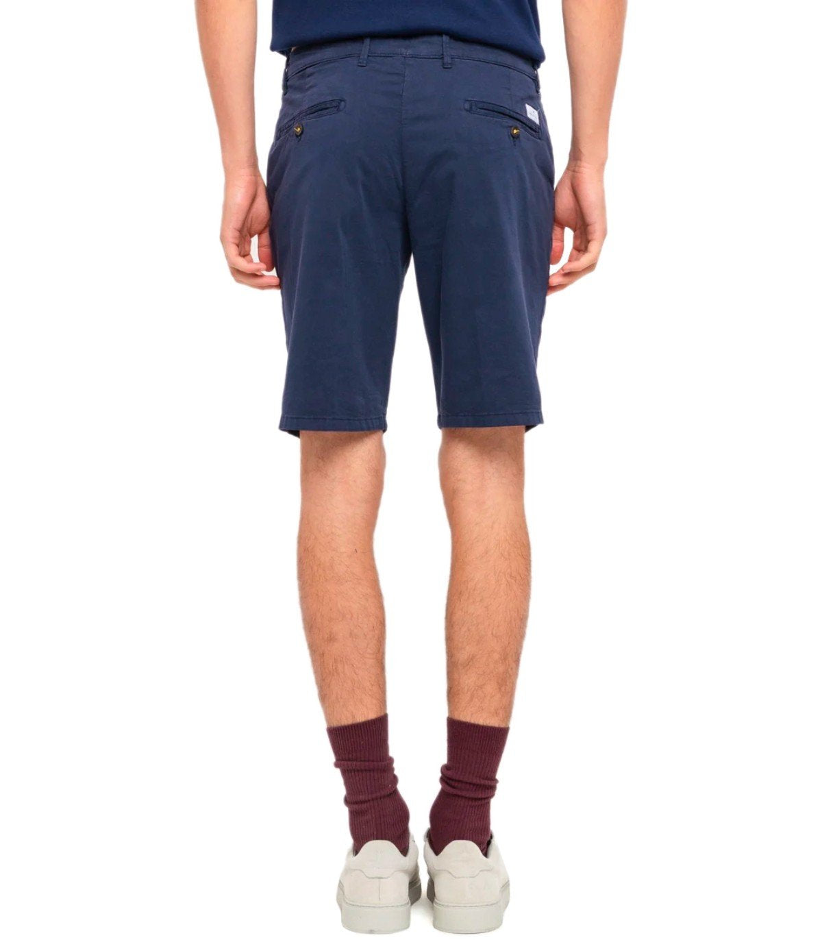 MANUEL RITZ BLUE CHINO BERMUDA SHORTS