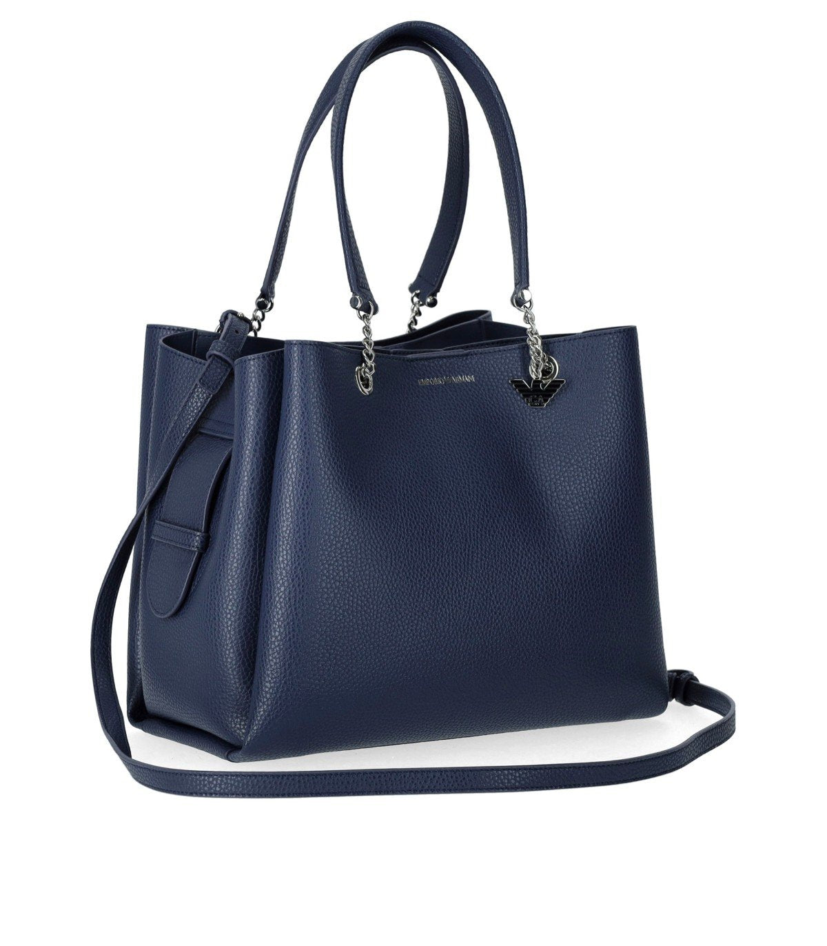 BOLSO SHOPPING CHARM AZUL MARINO EMPORIO ARMANI