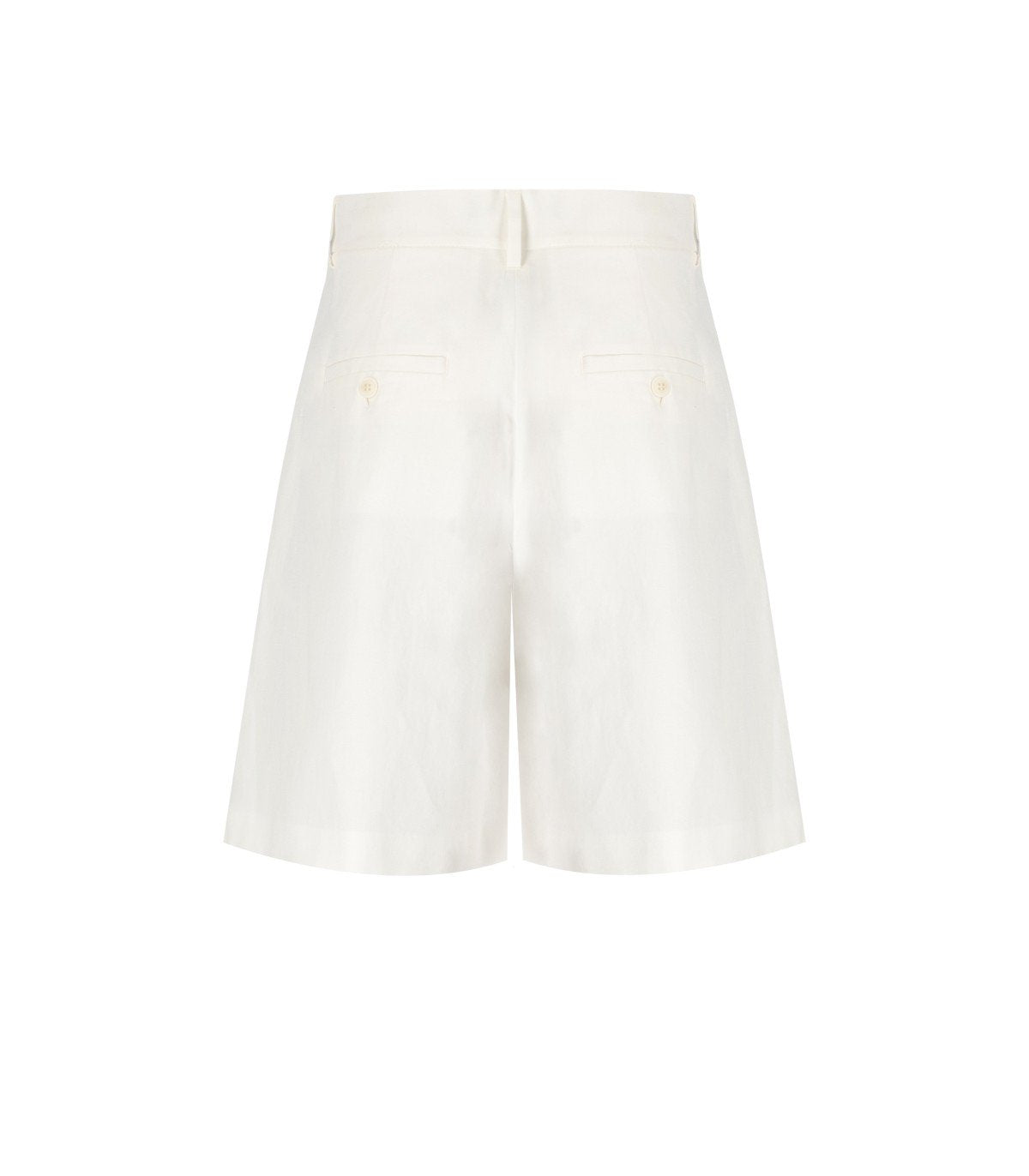 MAX MARA WEEKEND ECUBA WHITE BERMUDA SHORTS