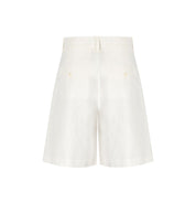 MAX MARA WEEKEND ECUBA WHITE BERMUDA SHORTS