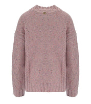 TWINSET PINK TURTLENECK SWEATER