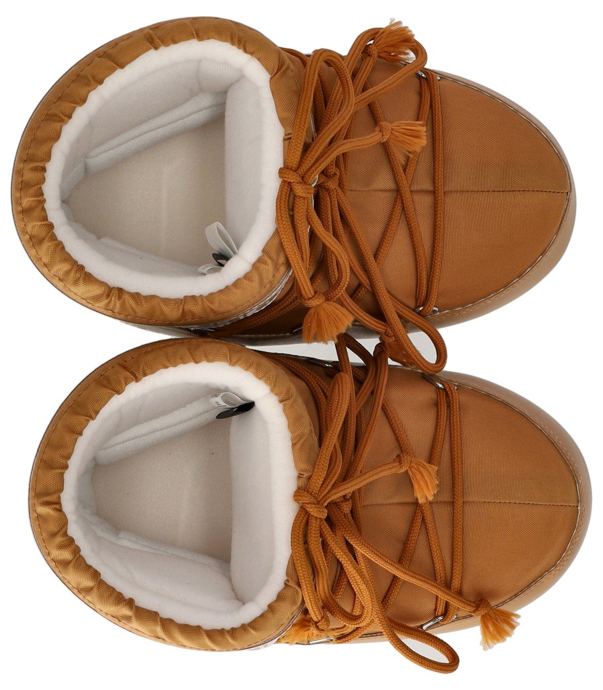 MOON BOOT ICON LOW NYLON COGNAC SNOW BOOT