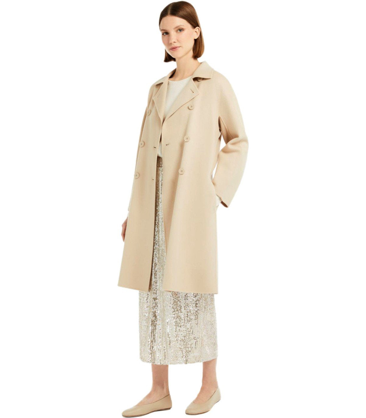 MAX MARA WEEKEND AVENUE SABBIA BELTED COAT