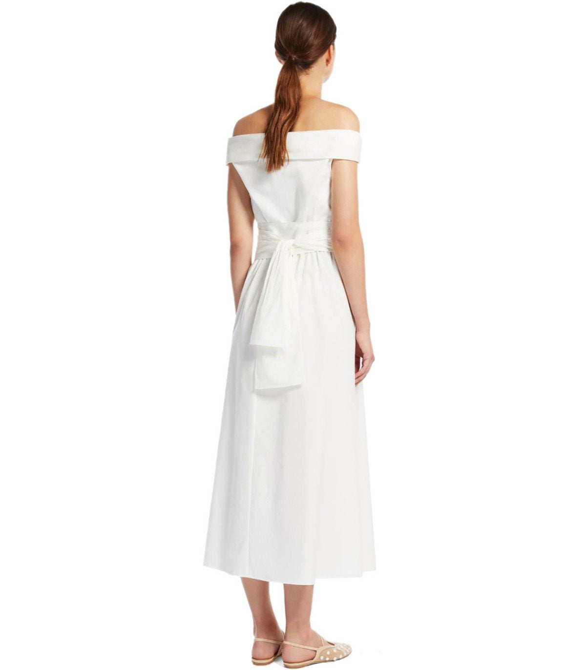 MAX MARA WEEKEND PROSIT WHITE DRESS