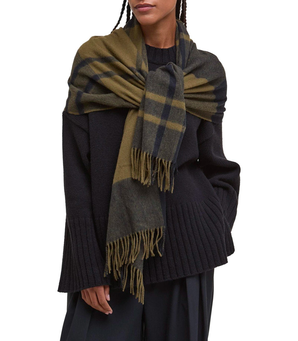 SCIARPA MAXINE TARTAN VERDE BARBOUR