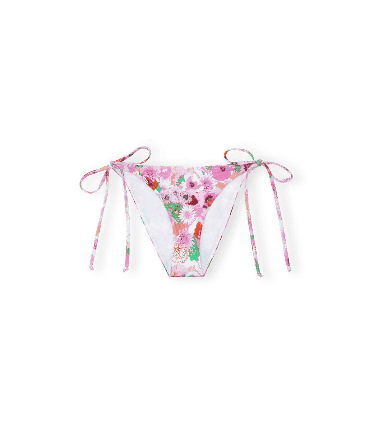 GANNI PINK FLORAL BIKINI BOTTOM