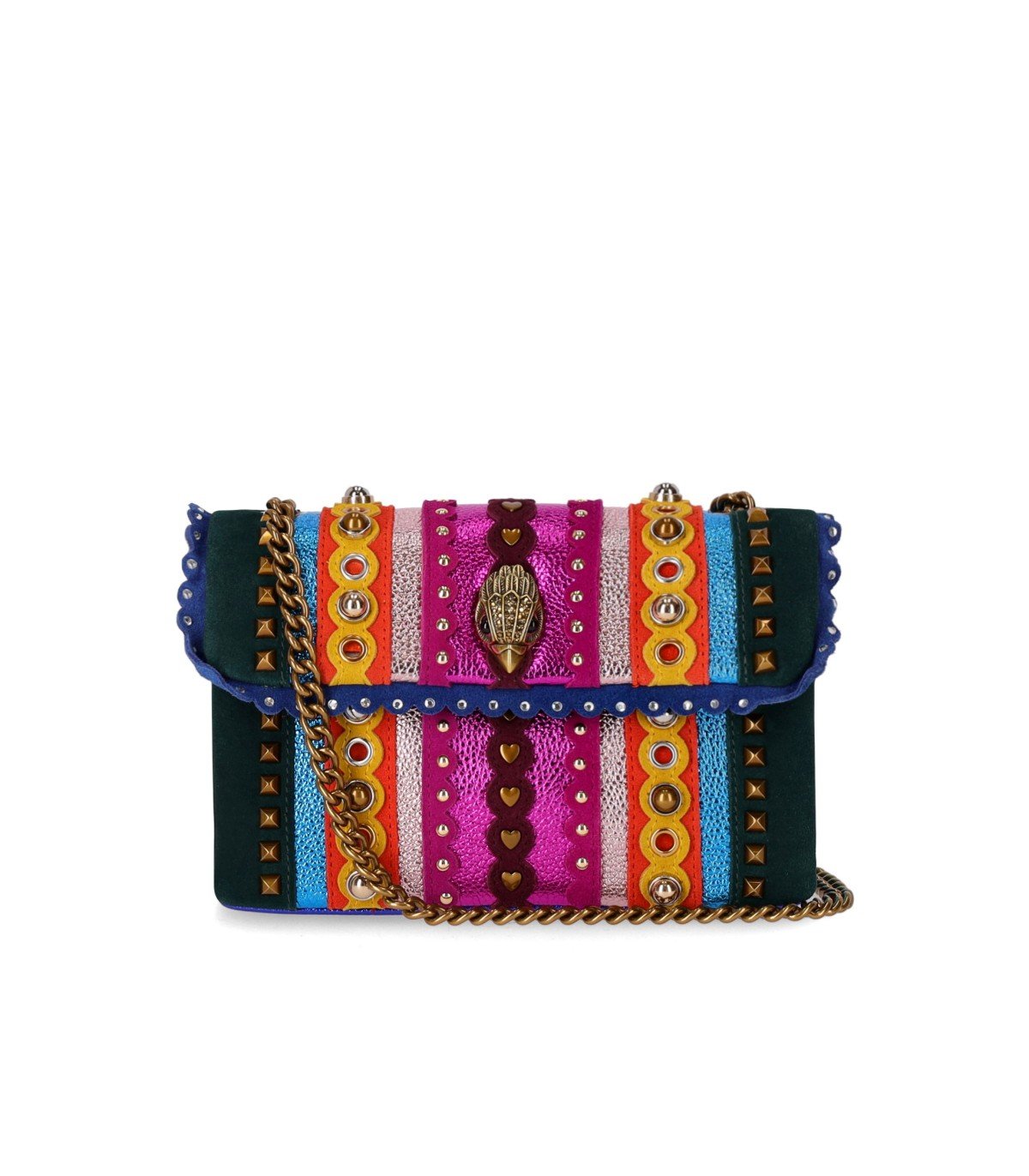 KURT GEIGER KENSINGTON STUDS MULTICOLORED CROSSBODY BAG