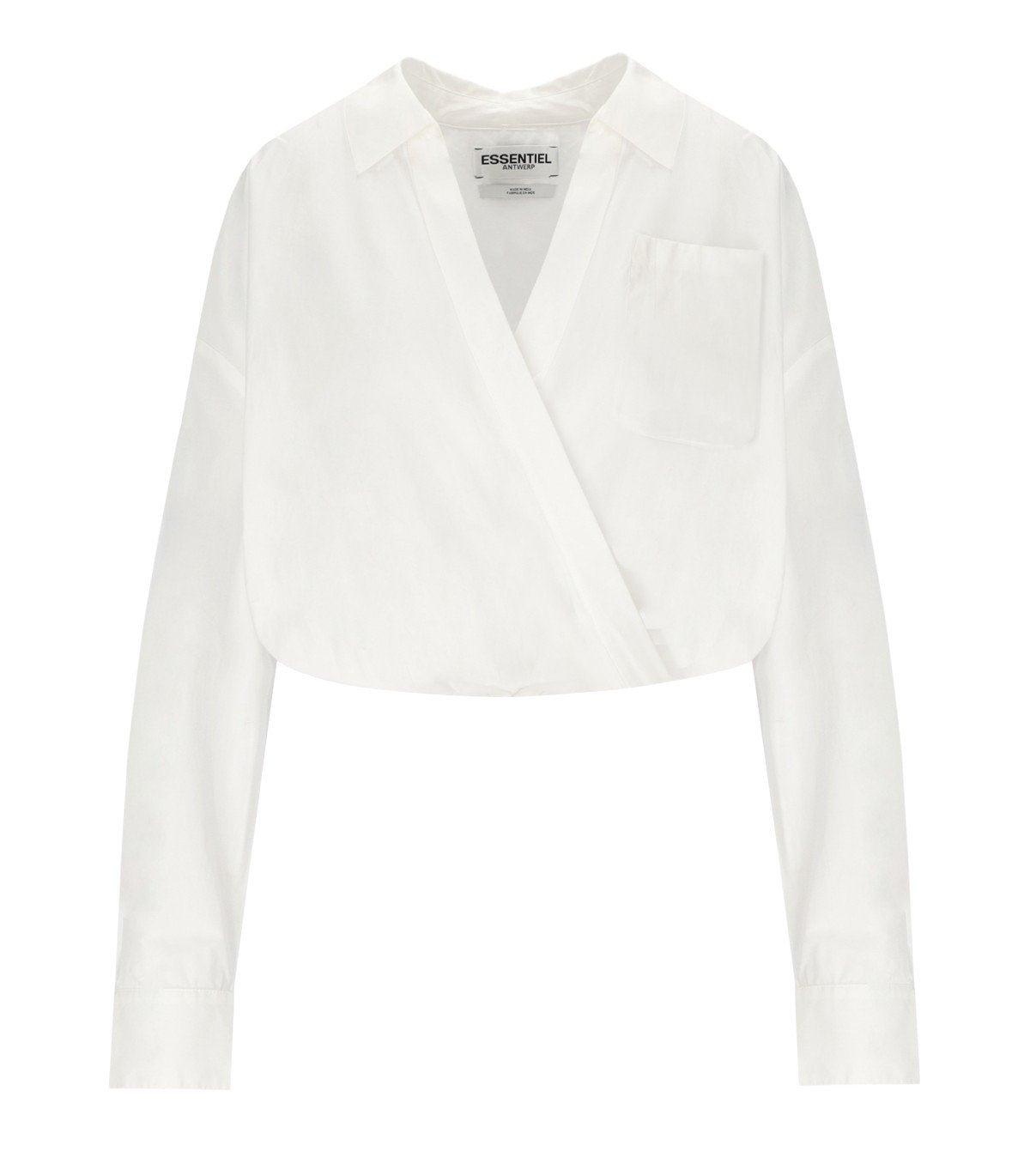 ESSENTIEL ANTWERP HARE2 WHITE BLOUSE