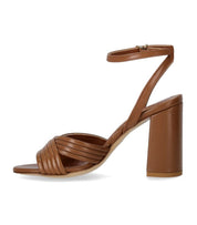 NCUB LIGHT BROWN HEELED SANDAL