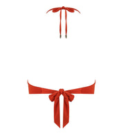 MAX MARA BEACHWEAR ADRIENE BRICK RED B CUP BIKINI TOP