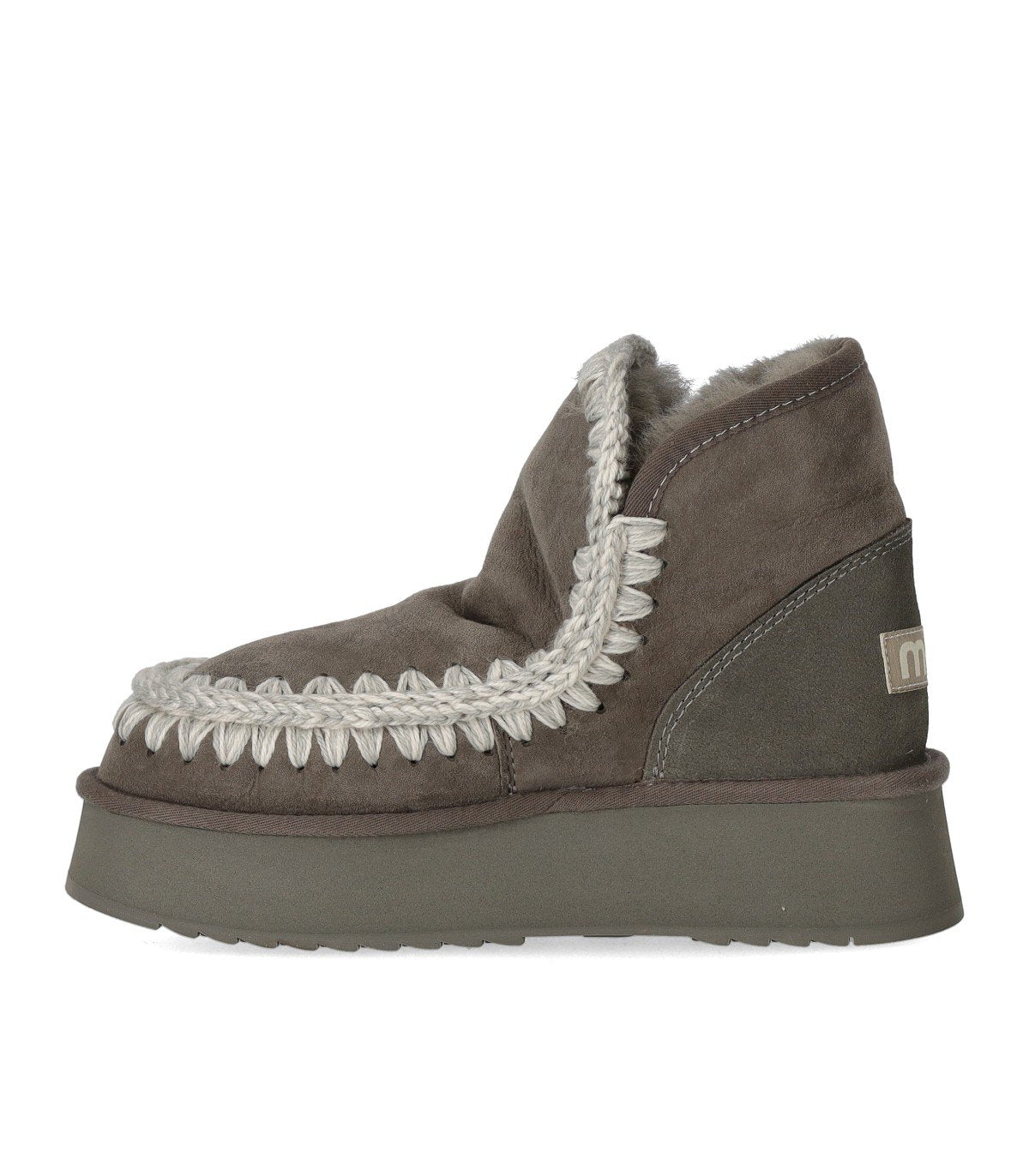 MOU MINI ESKIMO PLATFORM GREY BOOT