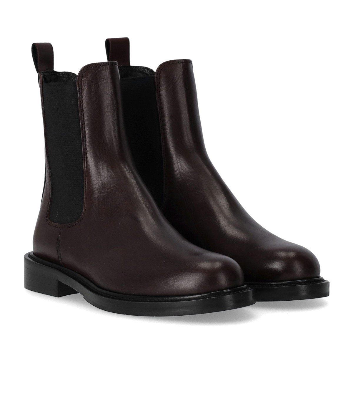 GUGLIELMO ROTTA PEG BURGUNDY CHELSEA BOOT