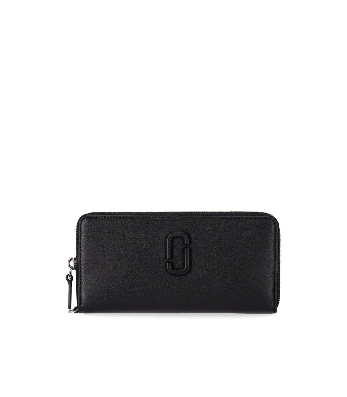 MARC JACOBS THE COVERED J MARC CONTINENTAL BLACK WALLET
