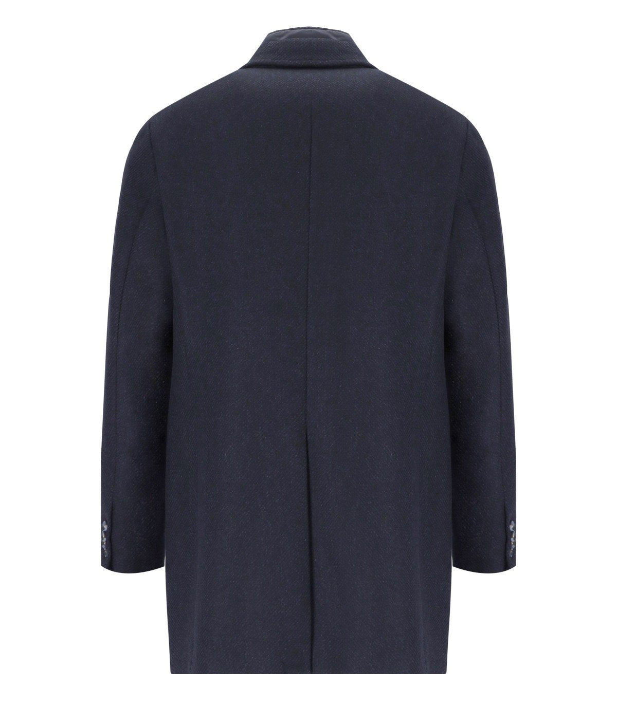 MANTEAU BLEU CHINÉ MANUEL RITZ