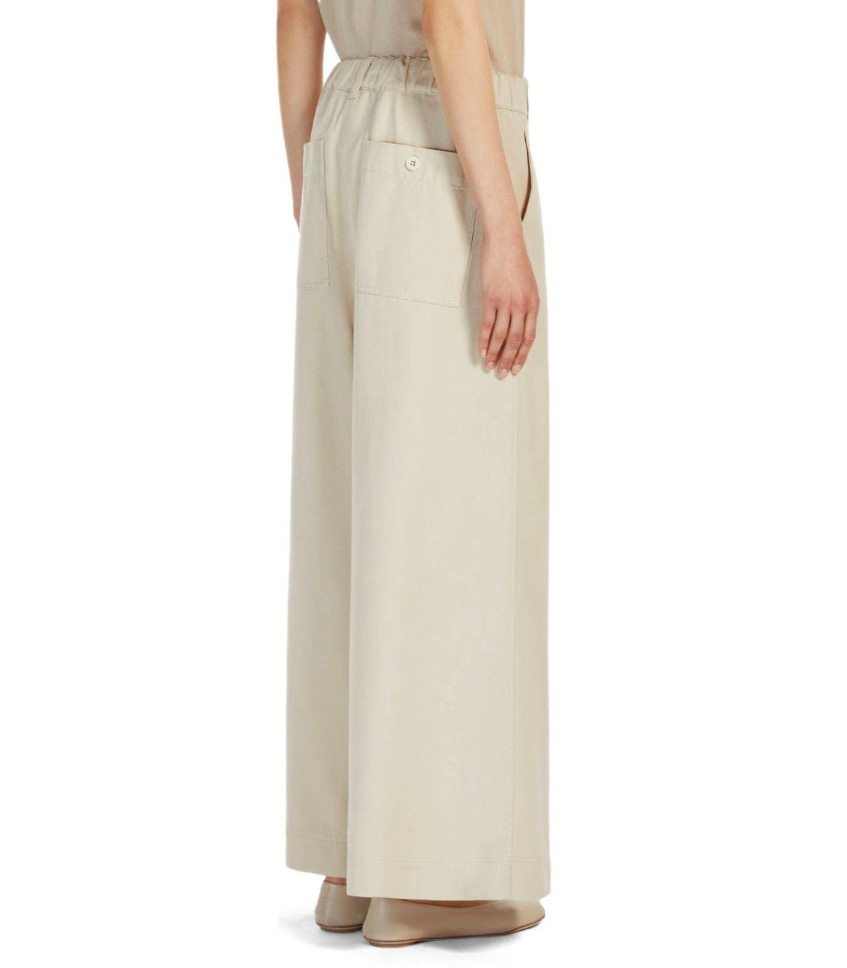 JEANS WIDE LEG DISCO SABBIA MAX MARA WEEKEND