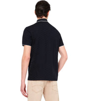 EMPORIO ARMANI NAVY BLUE POLO SHIRT