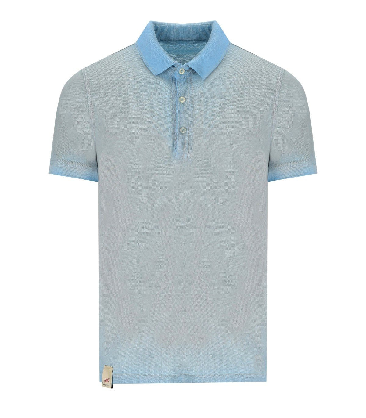 POLO REVERSIBILE DOUBLE CIELO PERLA BOB