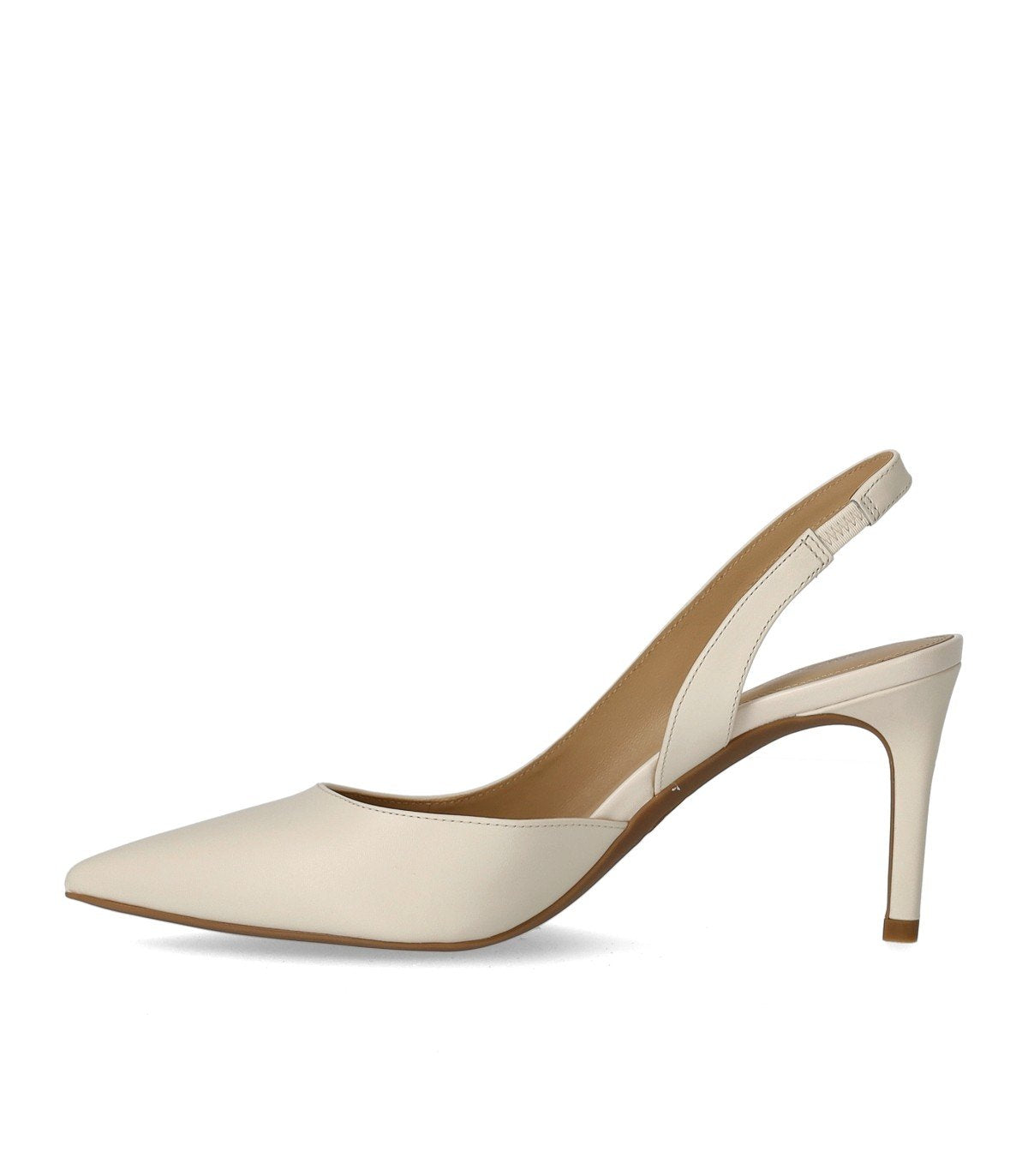 ZAPATO DE TACÓN SLINGBACK ALINA FLEX CREMA MICHAEL KORS