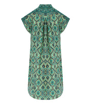 PAHIESA FORMENTERA GREEN SHIRT DRESS