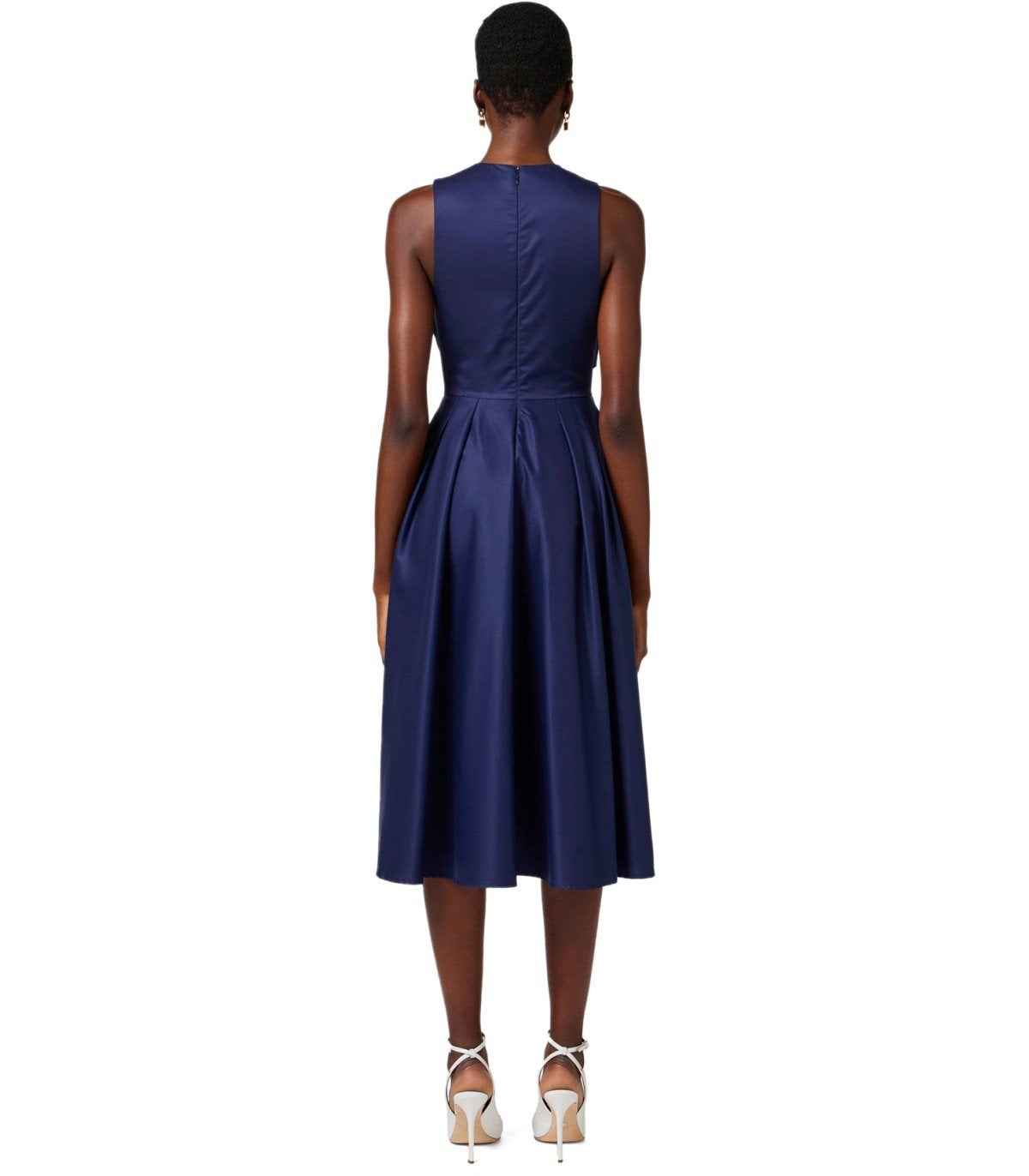 ELISABETTA FRANCHI OLTREMARE MIDI DRESS