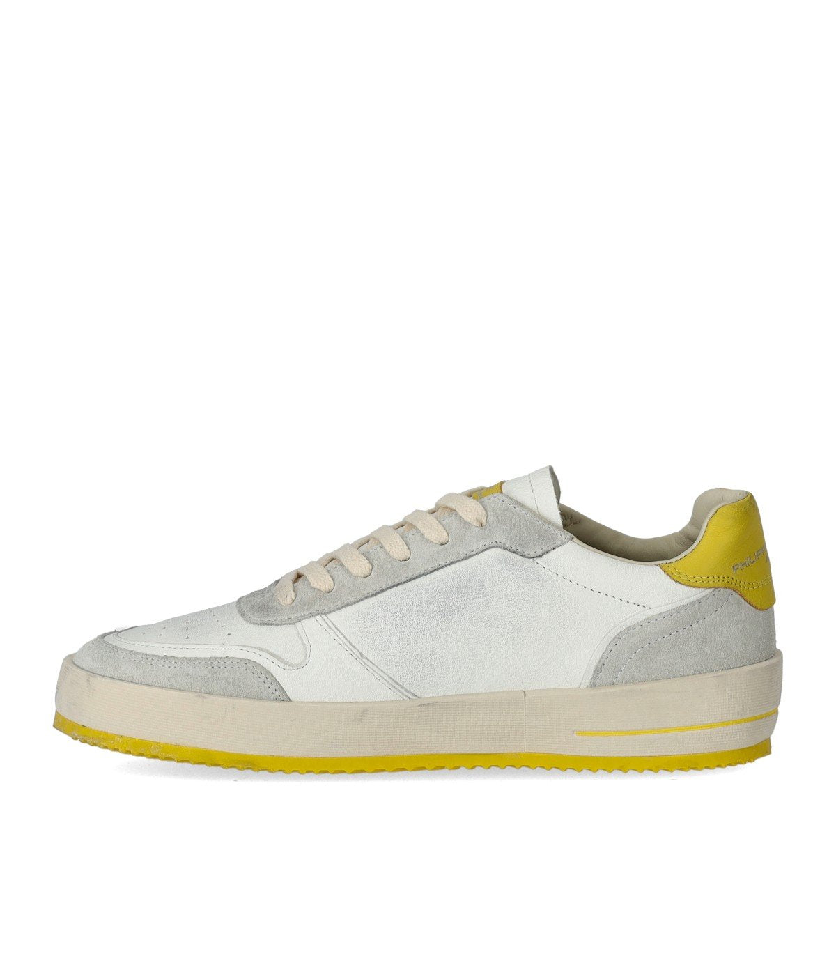 PHILIPPE MODEL NICE WHITE YELLOW SNEAKER