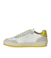 PHILIPPE MODEL NICE WHITE YELLOW SNEAKER