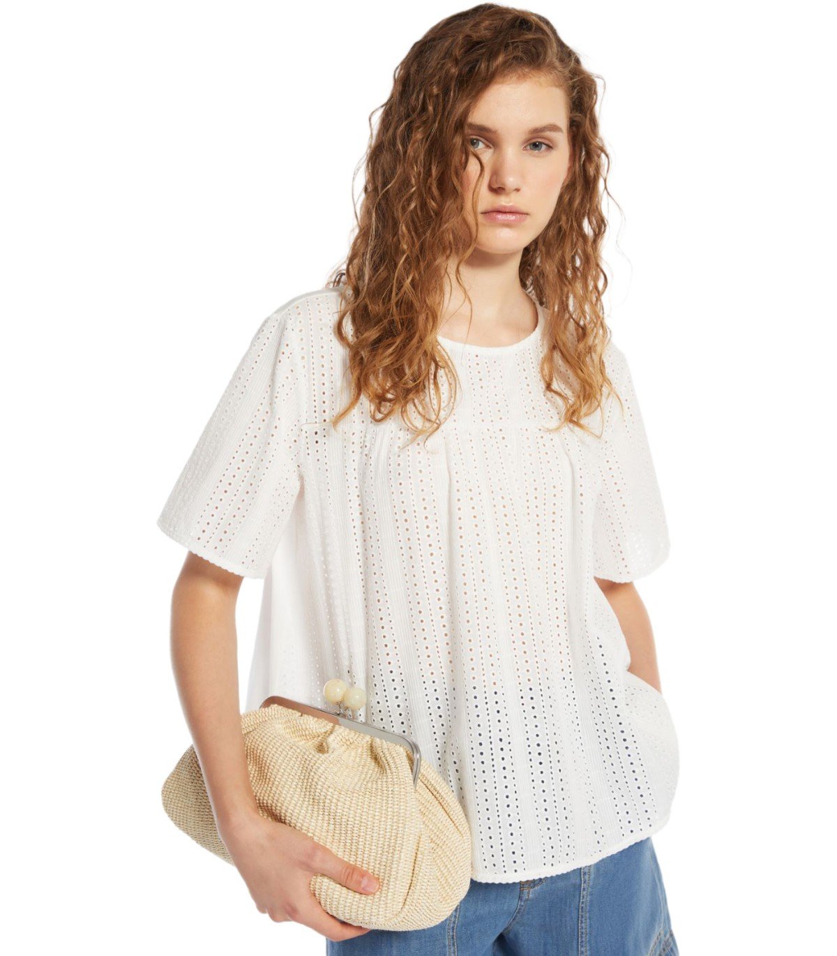 MAX MARA WEEKEND EDITTA WHITE BLOUSE