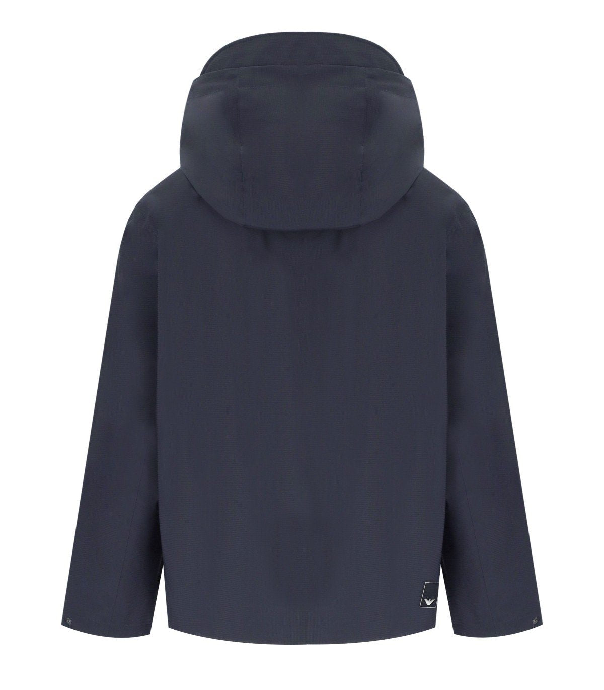 EMPORIO ARMANI TRAVEL ESSENTIAL NAVY BLUE HOODED JACKET
