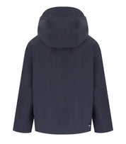 EMPORIO ARMANI TRAVEL ESSENTIAL NAVY BLUE HOODED JACKET