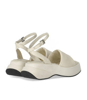 ELENA IACHI LENA IVORY PLATFORM SANDAL