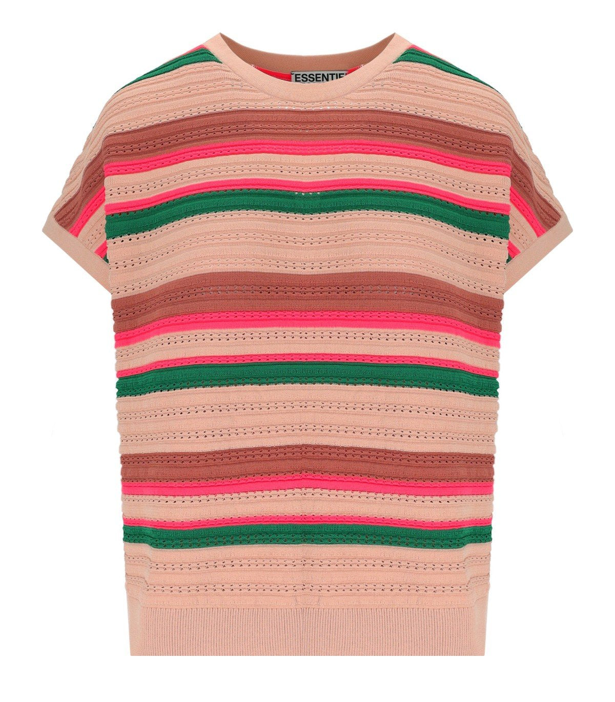 ESSENTIEL ANTWERP HALI MULTICOLORED KNITTED TOP