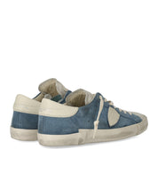 PHILIPPE MODEL PRSX DAIM BLUE CREAM SNEAKER