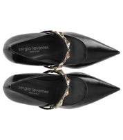 ZAPATO DE TACÓN GRISELDA NEGRO SERGIO LEVANTESI